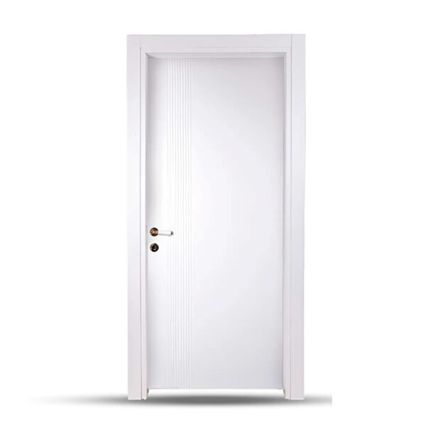 باري وود باب خشب داخلى سادة مضلع كود MP113-02 ابيض - 80/90سم - ۲.۱٥ م * ۹۰ سم
